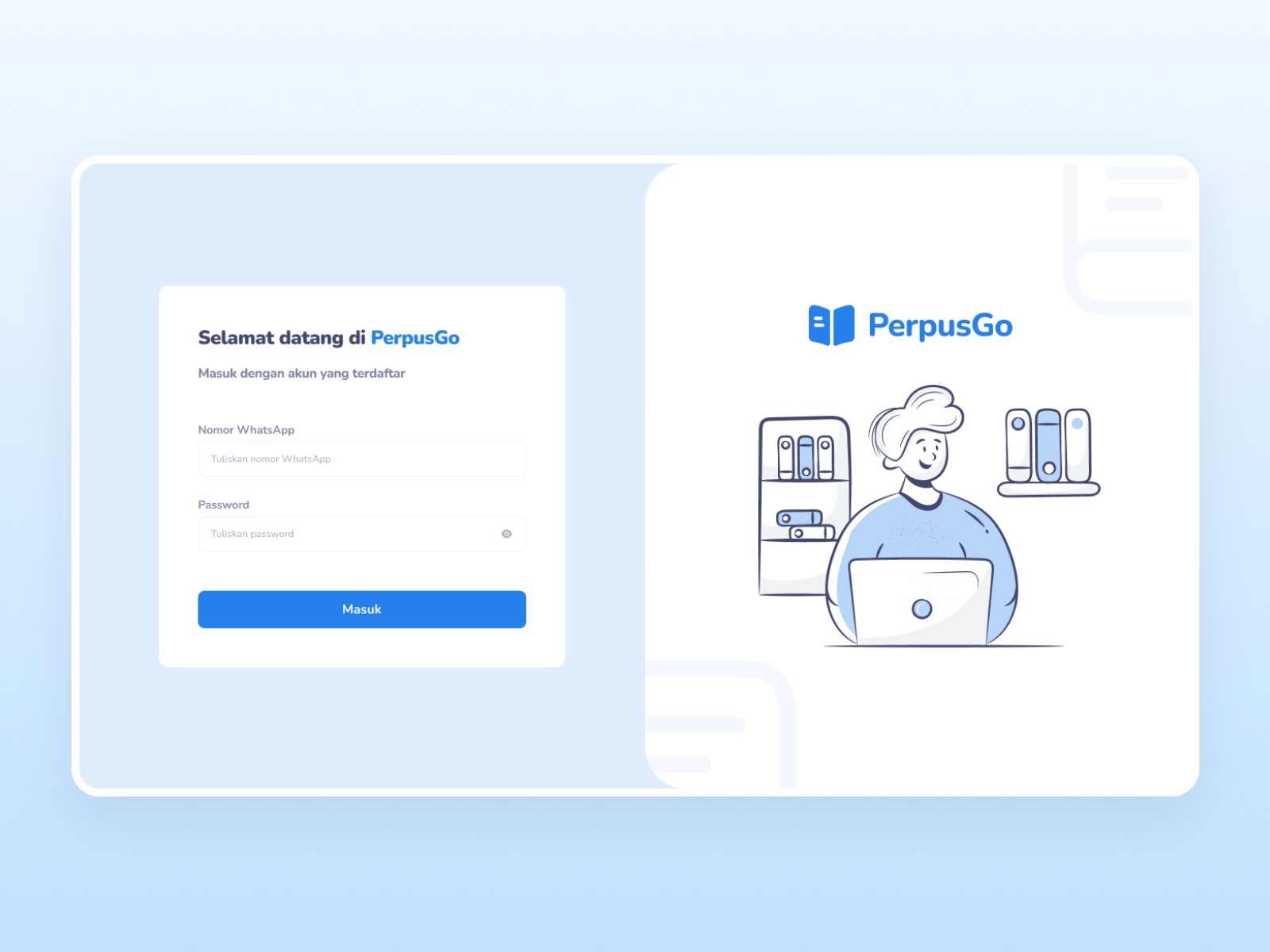 PerpusGo interface